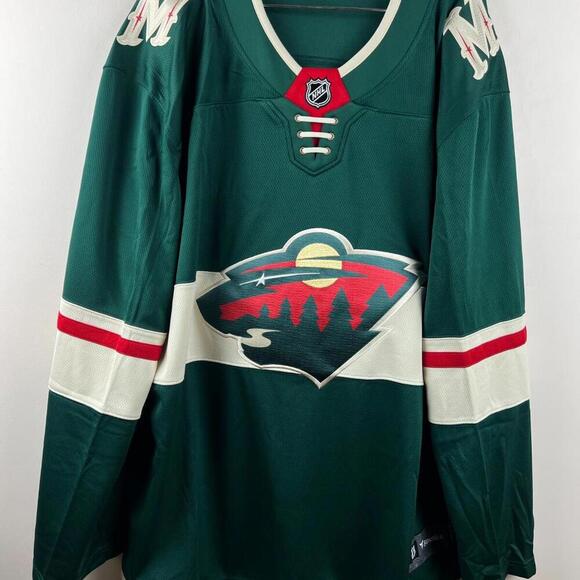 Fanatics Other - Minnesota Wild Fanatics Breakaway NHL Jersey Men’s 2XL Green Blank 2024 NWT